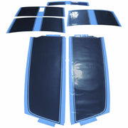 New OEM GM Rally Stripe Kit Gray L&R Hood Decklid D80 Camaro Spoiler Option-3