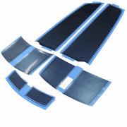 New OEM GM Rally Stripe Kit Gray L&R Hood Decklid Convertible with D80 Spoiler-1