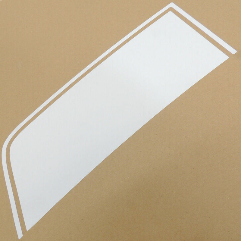 OEM Stripe Kit 2015 Special Edition Arctic White Front Bumper & V8 Hood Stripes-3
