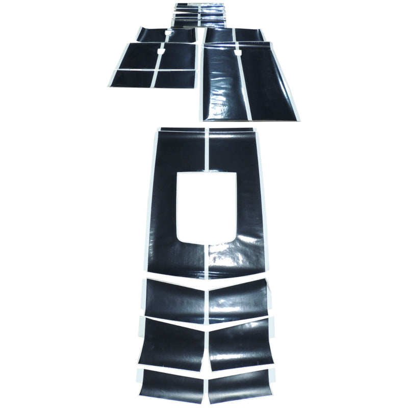 New OEM GM Indy Decal Stripe Kit Black 2010-15 Camaro V8 Coupe and Convertible-2