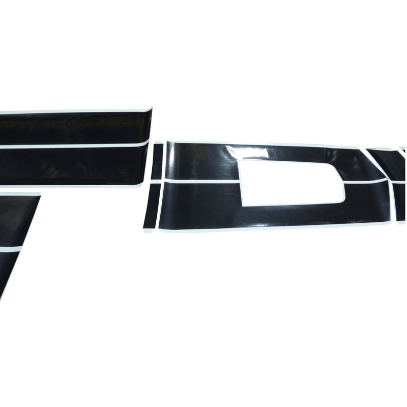 New OEM GM Indy Decal Stripe Kit Black 2010-15 Camaro V8 Coupe and Convertible-6