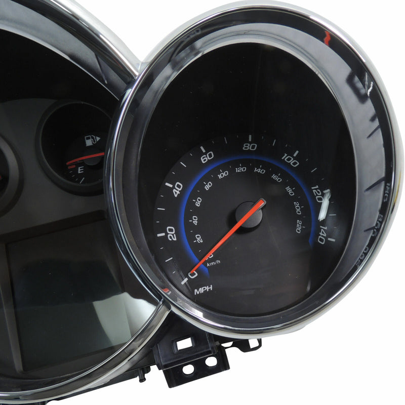 Speedometer Instrument Cluster Chrome Trim MPH Bias 2013-15 Chevy Cruze 42362673-2