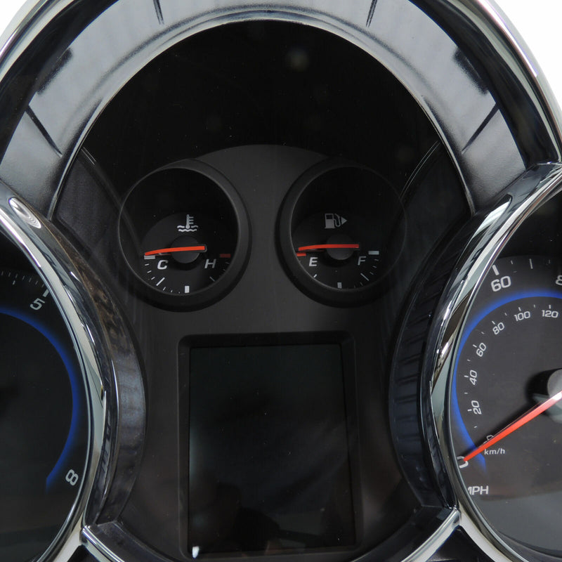 Speedometer Instrument Cluster Chrome Trim MPH Bias 2013-15 Chevy Cruze 42362673-3