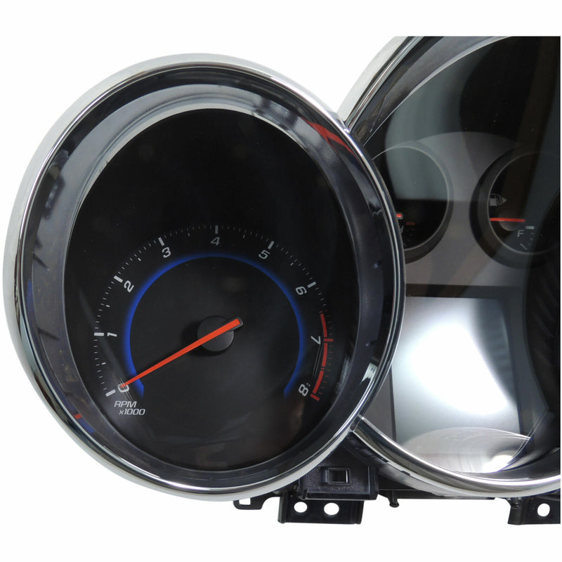 Speedometer Instrument Cluster Chrome Trim MPH Bias 2013-15 Chevy Cruze 42362673-4