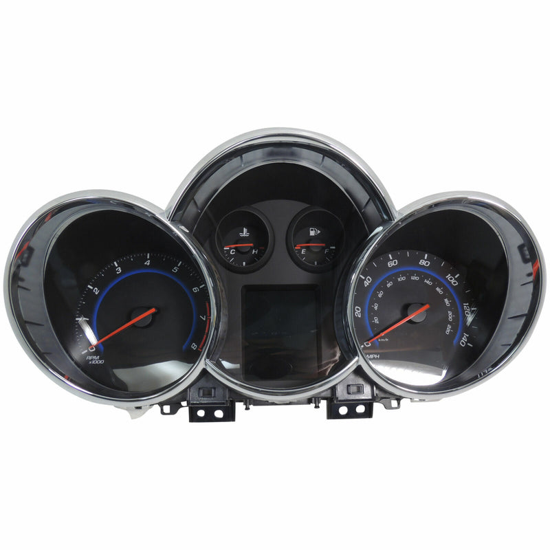 Speedometer Instrument Cluster Chrome Trim MPH Bias 2013-15 Chevy Cruze 42362673-1