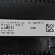 New OEM GM Driver Information Display Ice Blue 2011-15 Chevy Cruze 22858074-3