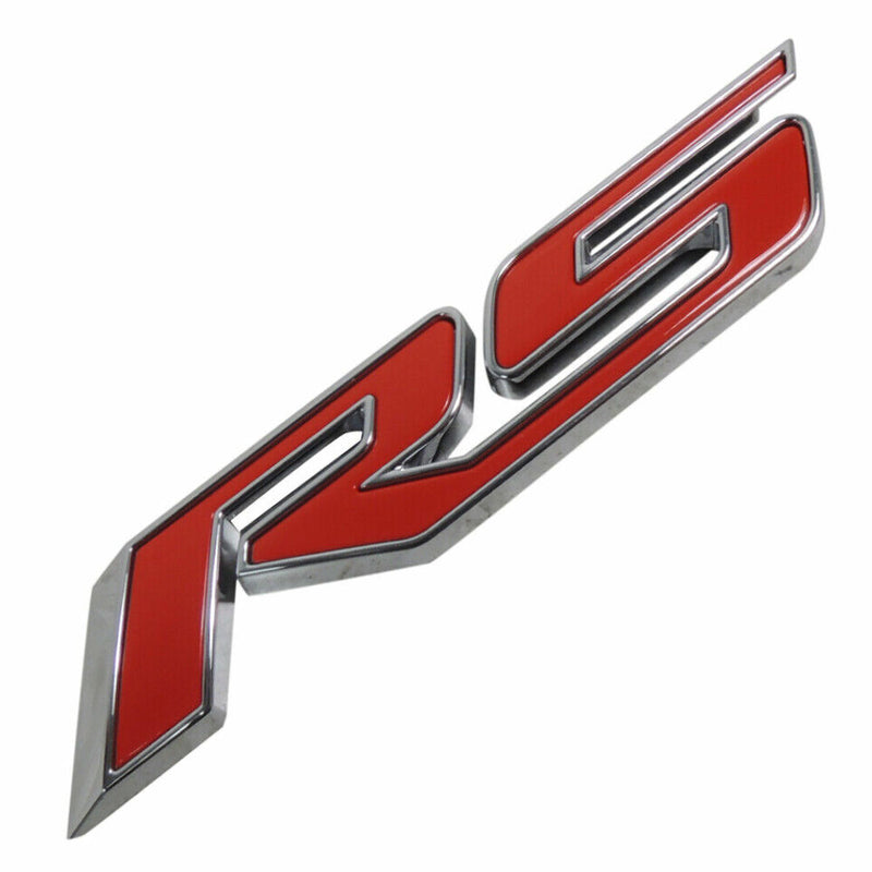 New OEM GM Red RS Nameplate Front Door Emblem 2011-15 Chevy Cruze 22877479-1