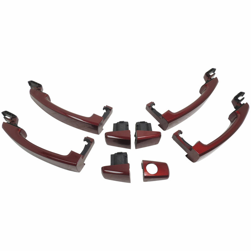 OEM GM Door Handle & Cap 4-Piece Set Painted Siren Red Tintcoat 405Y 92233089-1