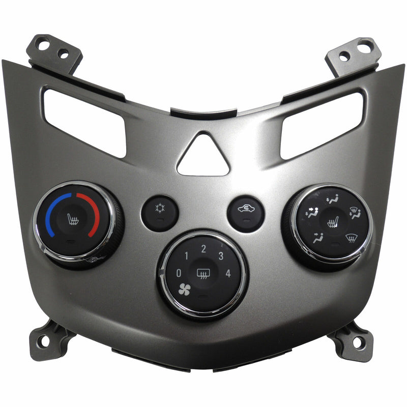 Heater/AC Controls w/Heat Seat Graphite Silver 2015-16 Chevy Sonic 42365633-1