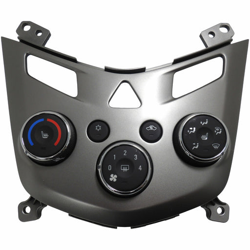 Heater/AC Controls w/Heat Seat Graphite Silver 2015-16 Chevy Sonic 42365633-1
