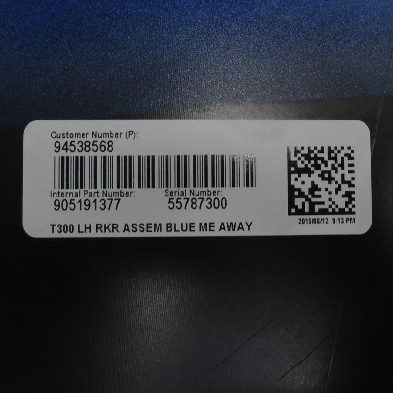Rocker Molding Left Painted Blue Me Away 2013-16 Chevy Sonic RS 95316128-3