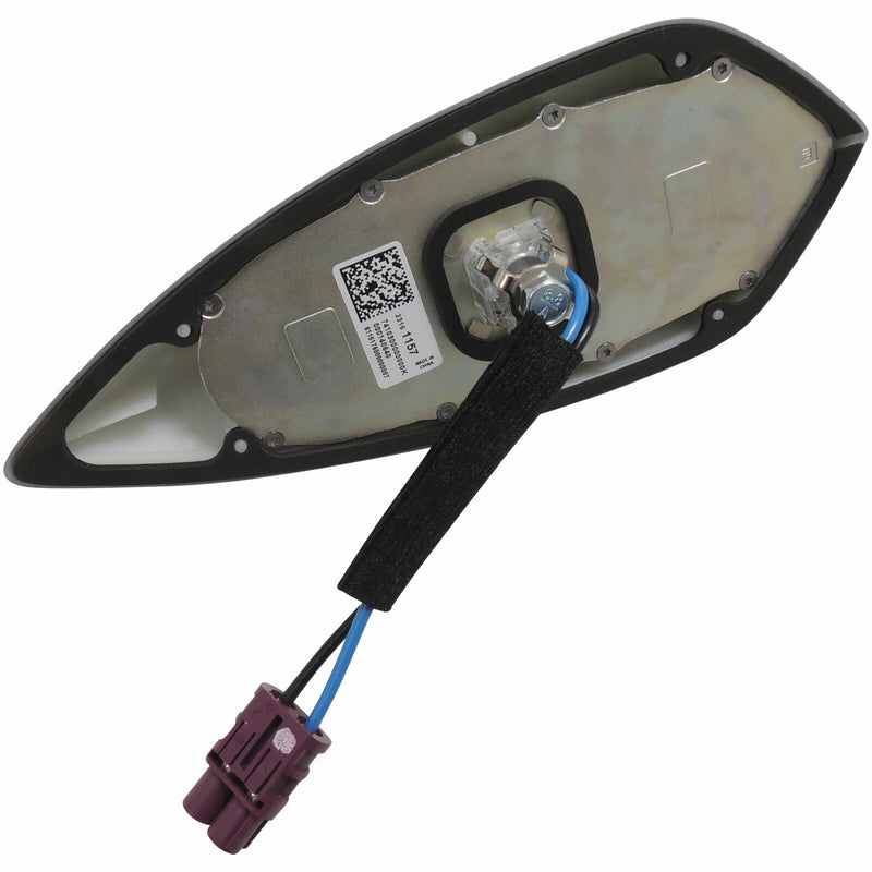Antenna Assembly Shark Fin Style 2 Wire Switchblade Silver 16-17 Impala 23346121-2