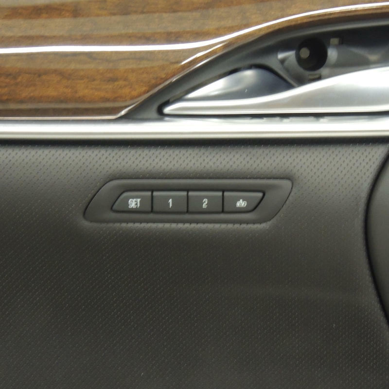 Interior Door Trim Panel Front LH Jet Black/Nutella 15-17 Cadillac XTS 23155498-3