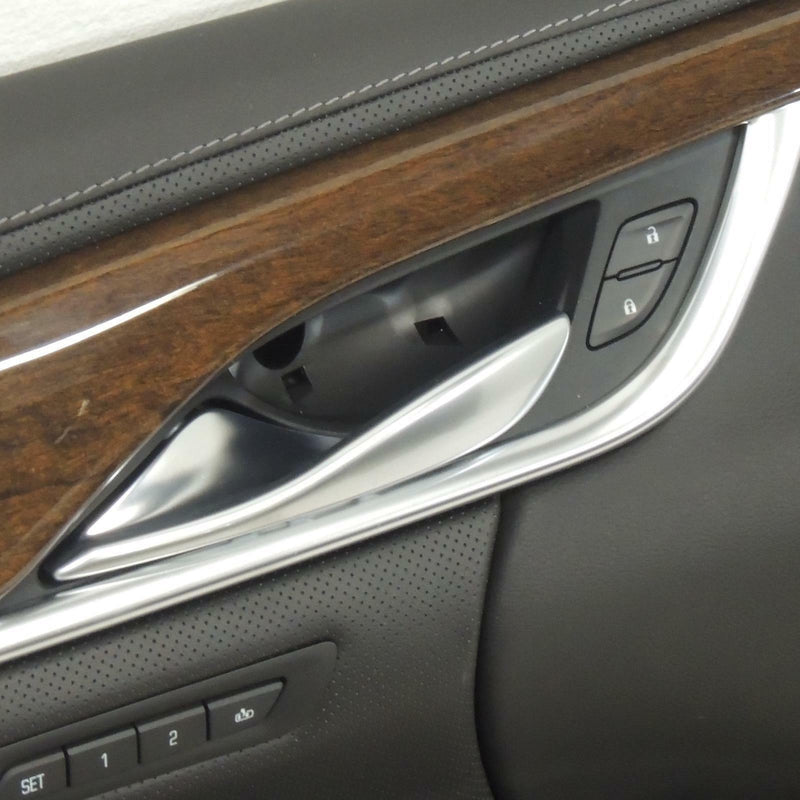 Interior Door Trim Panel Front LH Jet Black/Nutella 15-17 Cadillac XTS 23155498-5