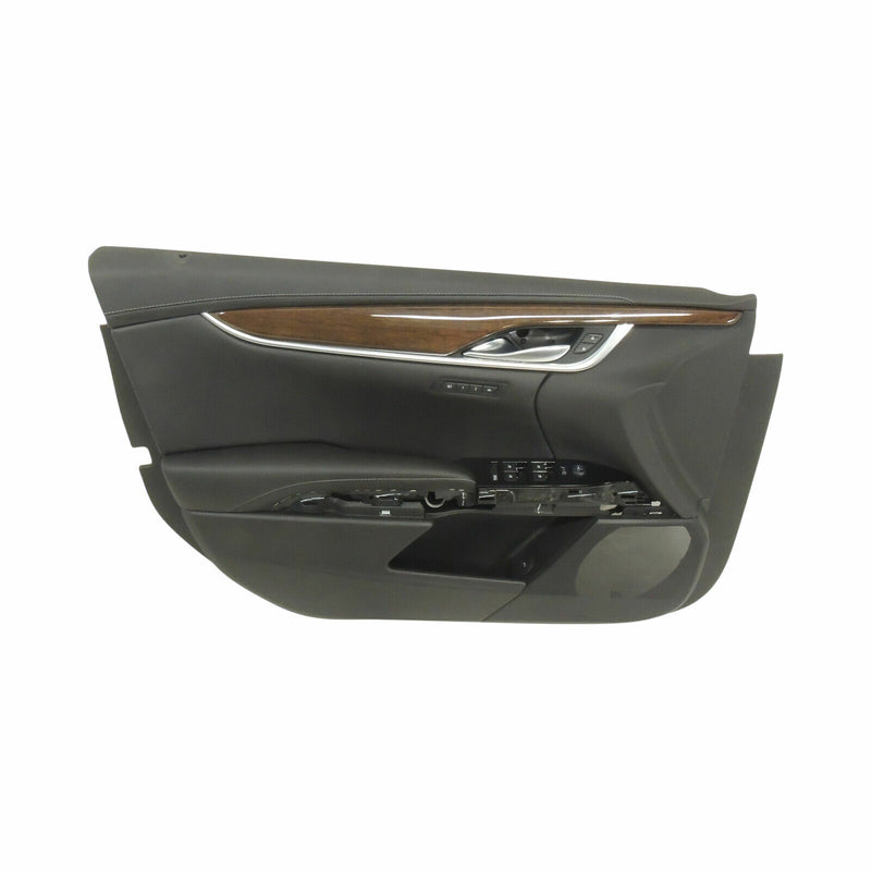 Interior Door Trim Panel Front LH Jet Black/Nutella 15-17 Cadillac XTS 23155498-1