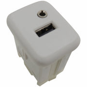 Aux/USB Jack/Recepticle - White 2016-17 Chevy Impala 2017 Cadillac XT5 13596808-1