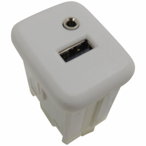 Aux/USB Jack/Recepticle - White 2016-17 Chevy Impala 2017 Cadillac XT5 13596808-1