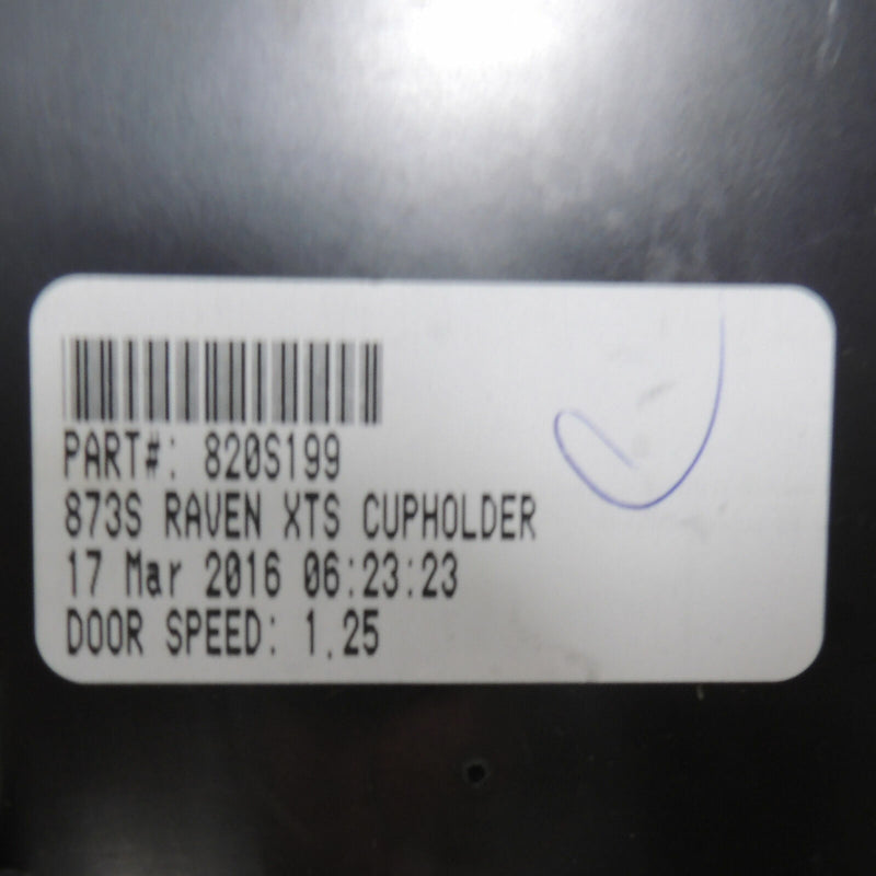 Console Cupholder Assembly w/Mat - Raven Sapele 2013-17 Cadillac XTS 23498199-6