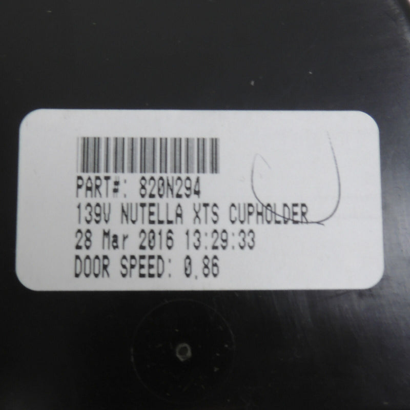 OEM GM Cupholder Assembly w/Mat Nutella Sapele 2013-17 Cadillac XTS 23409294-5