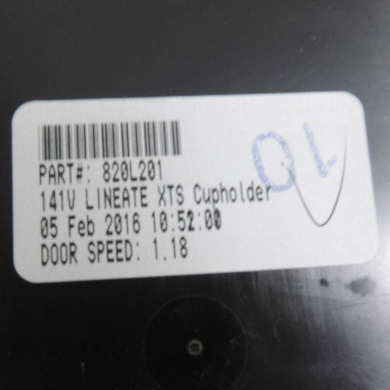 OEM GM Cupholder Assembly with Mat Lineate 2013-17 Cadillac XTS 23498201-5