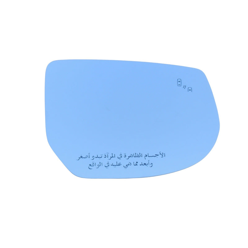 Outside Mirror Glass RH DX1 UFT UVH Arabic Warning 2014-17 Cadillac XTS 84159978-1