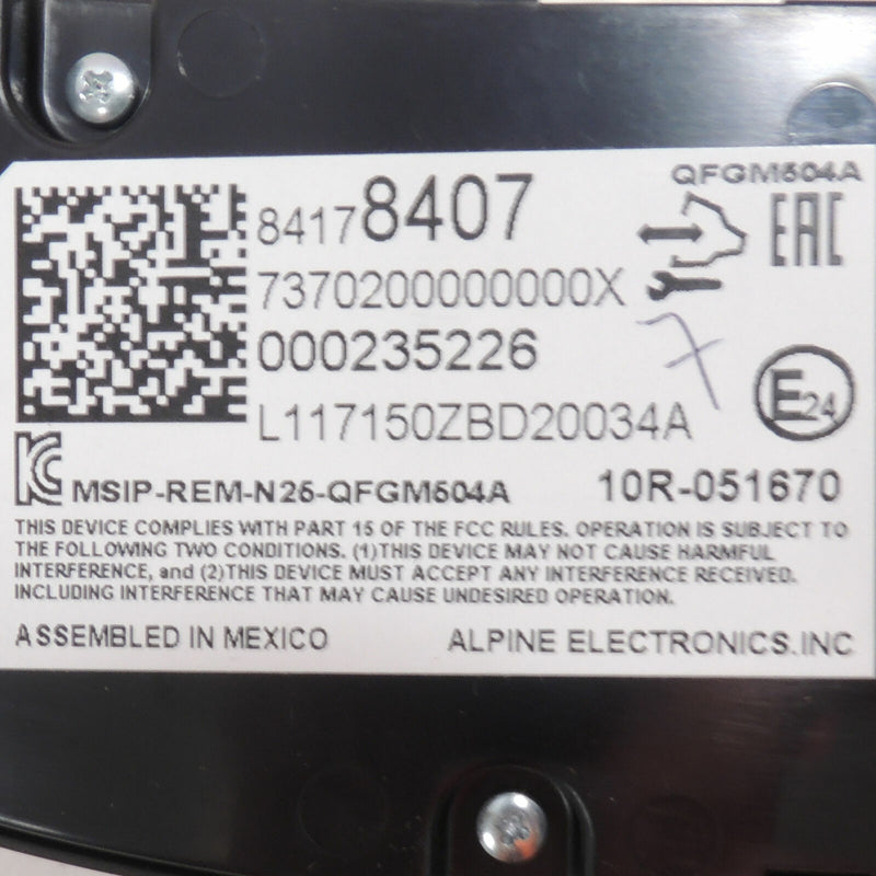 New OEM Heater AC Control Unit 2016-17 Chevy Malibu w/Heated Seats 84178407-3