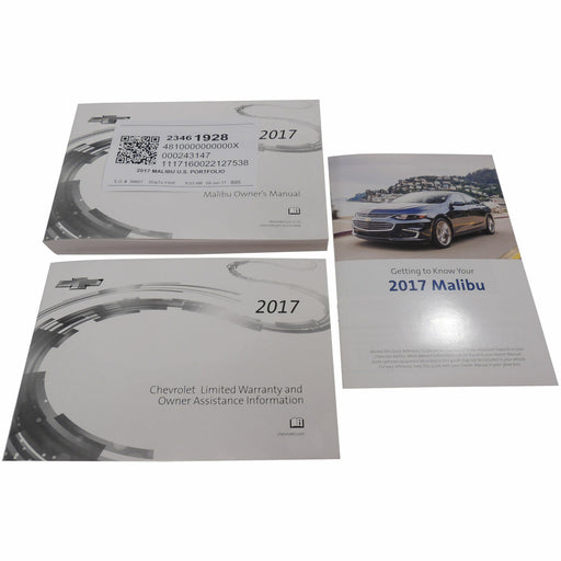 New OEM GM Owner's Manual 2017 Chevy Malibu U.S. Version 23461928