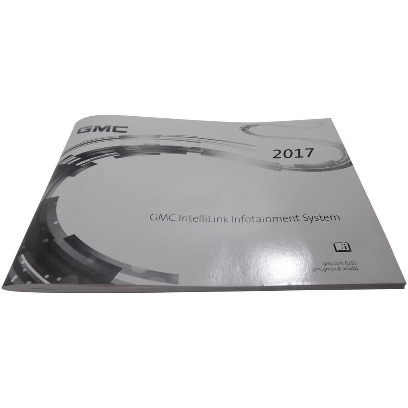 Infotainment System Manual Display & Radio Info 2017 GMC Intellilink 23454214-1