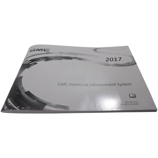Infotainment System Manual Display & Radio Info 2017 GMC Intellilink 23454214