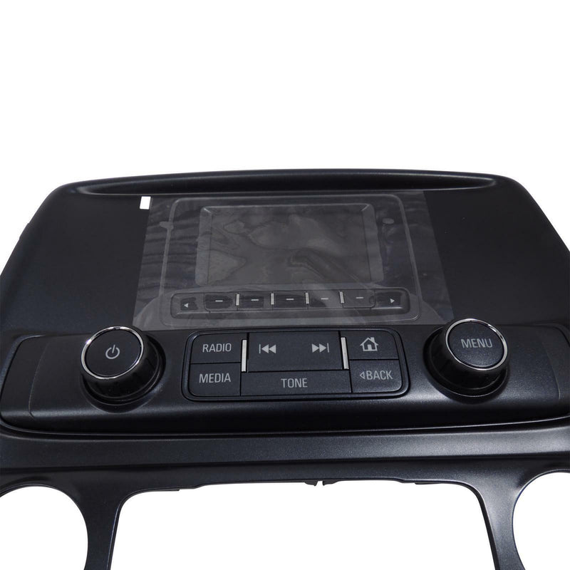 AM/FM Stereo Radio Controls Black Carbon Metallic 2017 Silverado Sierra 84119051-3