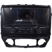 AM/FM Stereo Radio Controls Black Carbon Metallic 2017 Silverado Sierra 84119051-1
