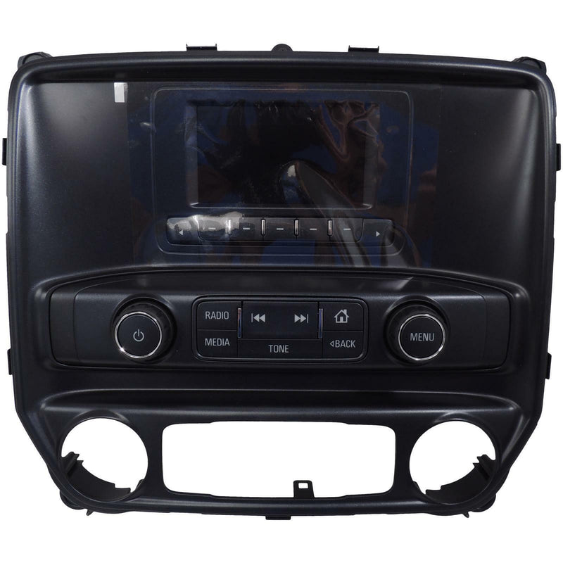 AM/FM Stereo Radio Controls Black Carbon Metallic 2017 Silverado Sierra 84119051-1