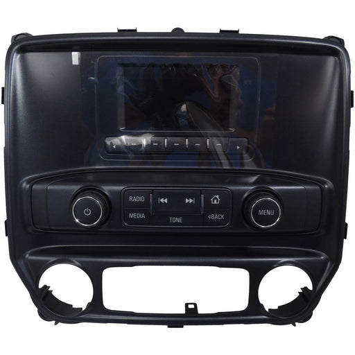 AM/FM Stereo Radio Controls Black Carbon Metallic 2017 Silverado Sierra 84119051-1