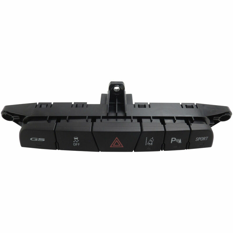 Hazard Switch Assembly Ebony/Black w/Sport Mode 2014-17 Buick Regal GS 23191756-1