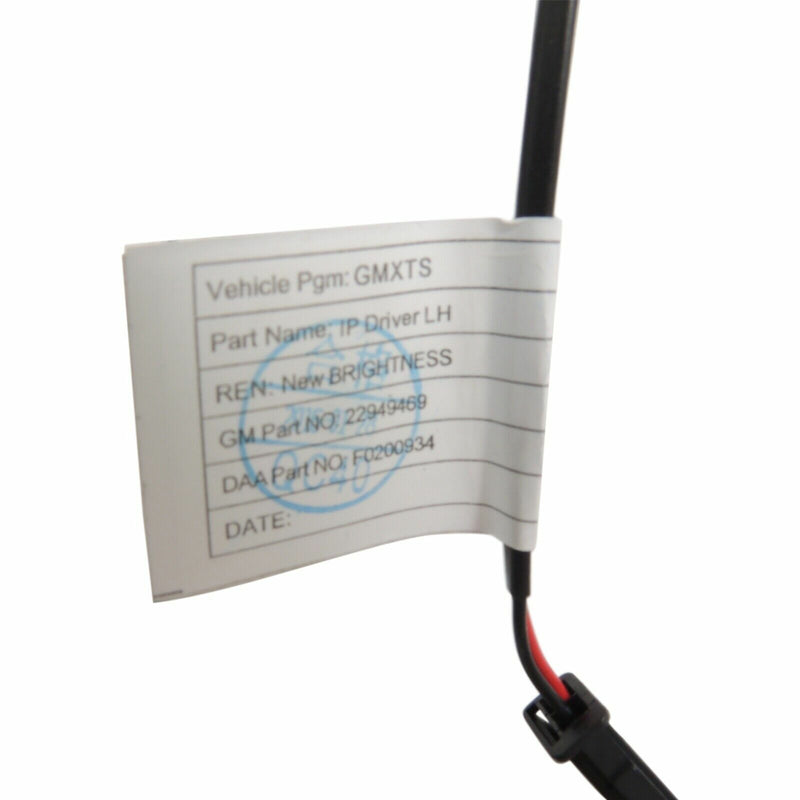 OEM GM Driver Side I/P Pad LH w/Lamp Package Cocoa/Platinum 2013-17 XTS 22949477-4