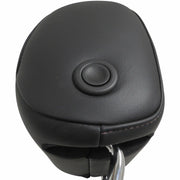 Front Seat Headrest Black Leather Morello Stitch 600R 2015-18 CTS 23248110-3