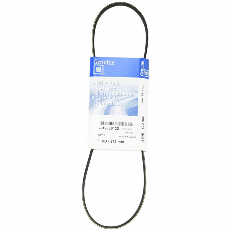 New OEM GM ACDelco V-Ribbed Serpentine Belt 2016-19 Chevy Volt 12636132-1
