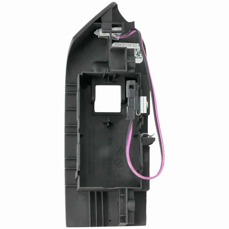 Window Switch Plate Jet Black Front RH 2014-18 Cadillac CTS Sedan 22863756-2