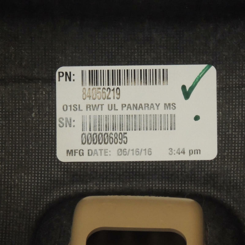 Rear Interior Trim Package Tray Cashmere w/Panaray & Power Shade 16 CT6 84113427-7