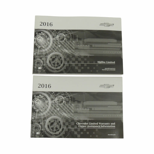 New OEM GM U.S. Portfolio Manual 2016 Chevy Malibu Limited