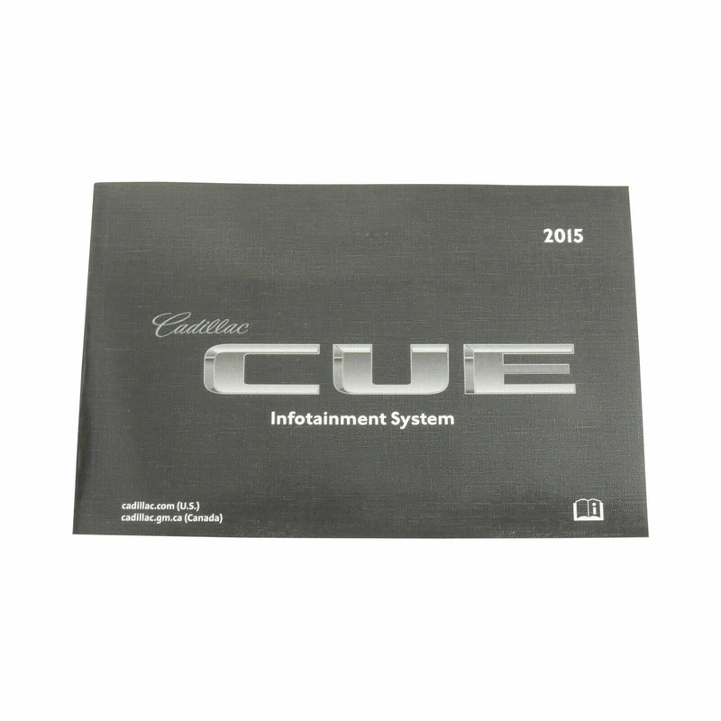 New OEM GM Cue Infotainment System Manual 2015 Cadillac-1