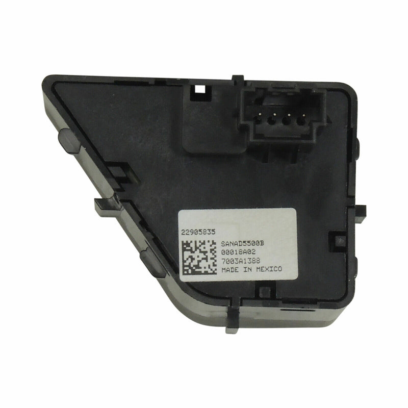 New OEM GM Seat Heat Switch LH 2015-19 Suburban Yukon Tahoe 22905835-2