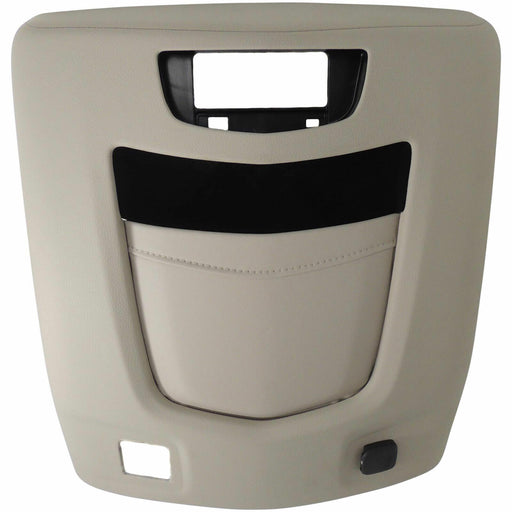 Console Rear Panel Shale w/12V Receptacle 2015-20 Escalade w/o Rear DVD 84105147-1