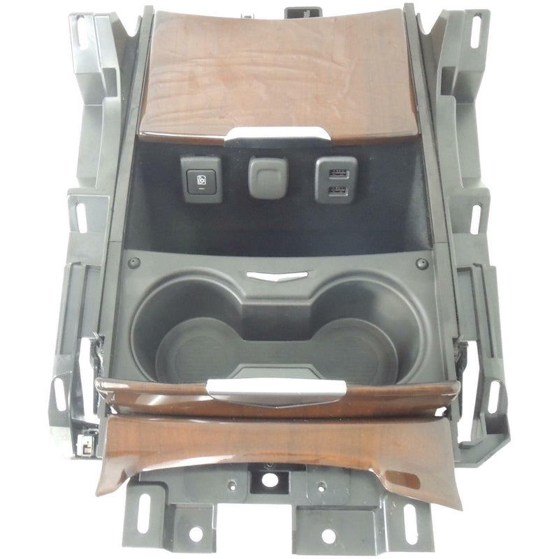 Center Console Cupholder w/Switches w/Cooler Option Santos Palisander 84225096-3
