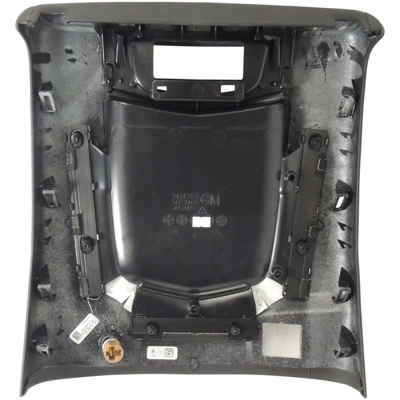 Console Rear Panel Black w/12V Receptacle 2015-20 Escalade w/o Rear DVD 84105146-3