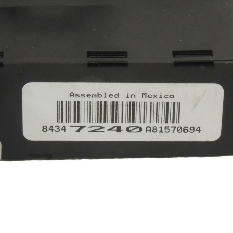 Dash Multi-Switch Assembly 2018-19 Sierra Silverado 2500 3500 84347240-3