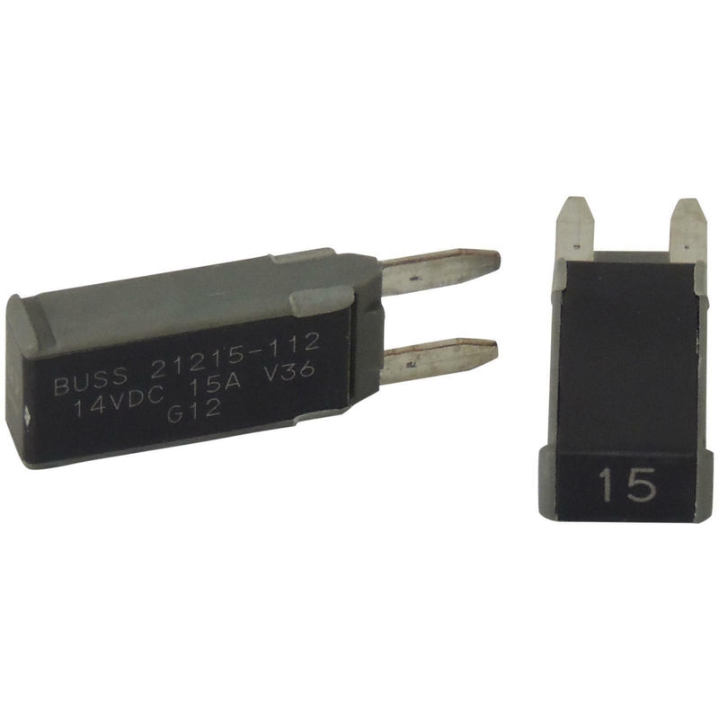 CB212 15 Bussman Circuit Breakers 2-Pack Type II Reset ATM Footprint 14VDC 15A-2