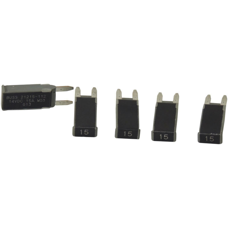 CB212 15 Bussman Circuit Breakers 5-Pack Type II Reset ATM Footprint 14VDC 15A-2