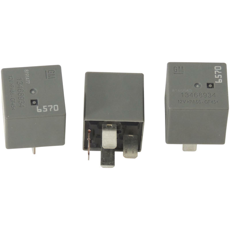 GM Multi Purpose 4-Pin Relay 3-Pack 2015-16 Sierra Silverado 2500 3500 13468934-1