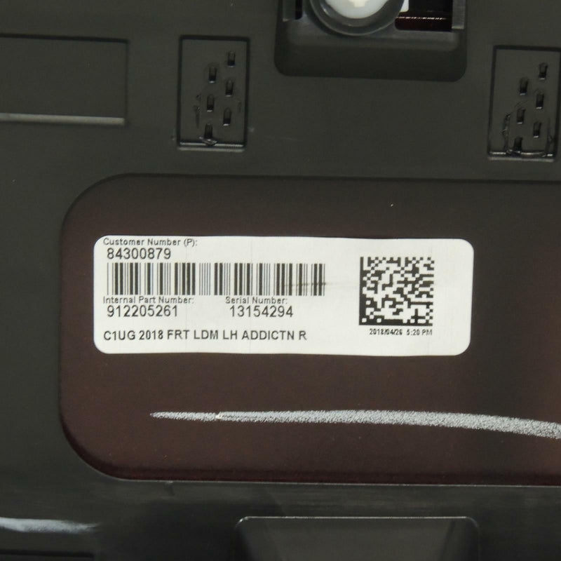 Front Door Lower Molding LH Limited Addiction Red 2017-19 Acadia Denali 84251063-4